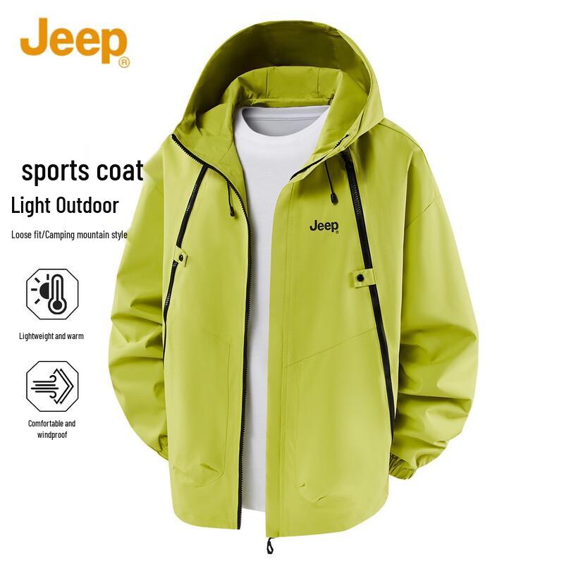 JEEP Men s Casual Windbreaker Jacket XL
