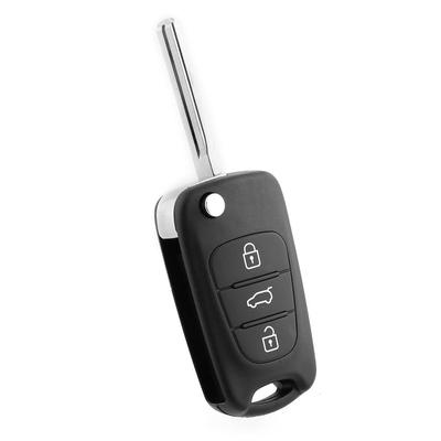 Carcasa de llave remota abatible de 3 botones para KIA SORENTO SPORTAGE CERATO RIO TBZR