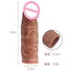 14/16/20CM Realistic Penis Sleeve Extender Reusable Dildos Condom Delay Ejaculation Dick Enlargement Sex Toys for Men