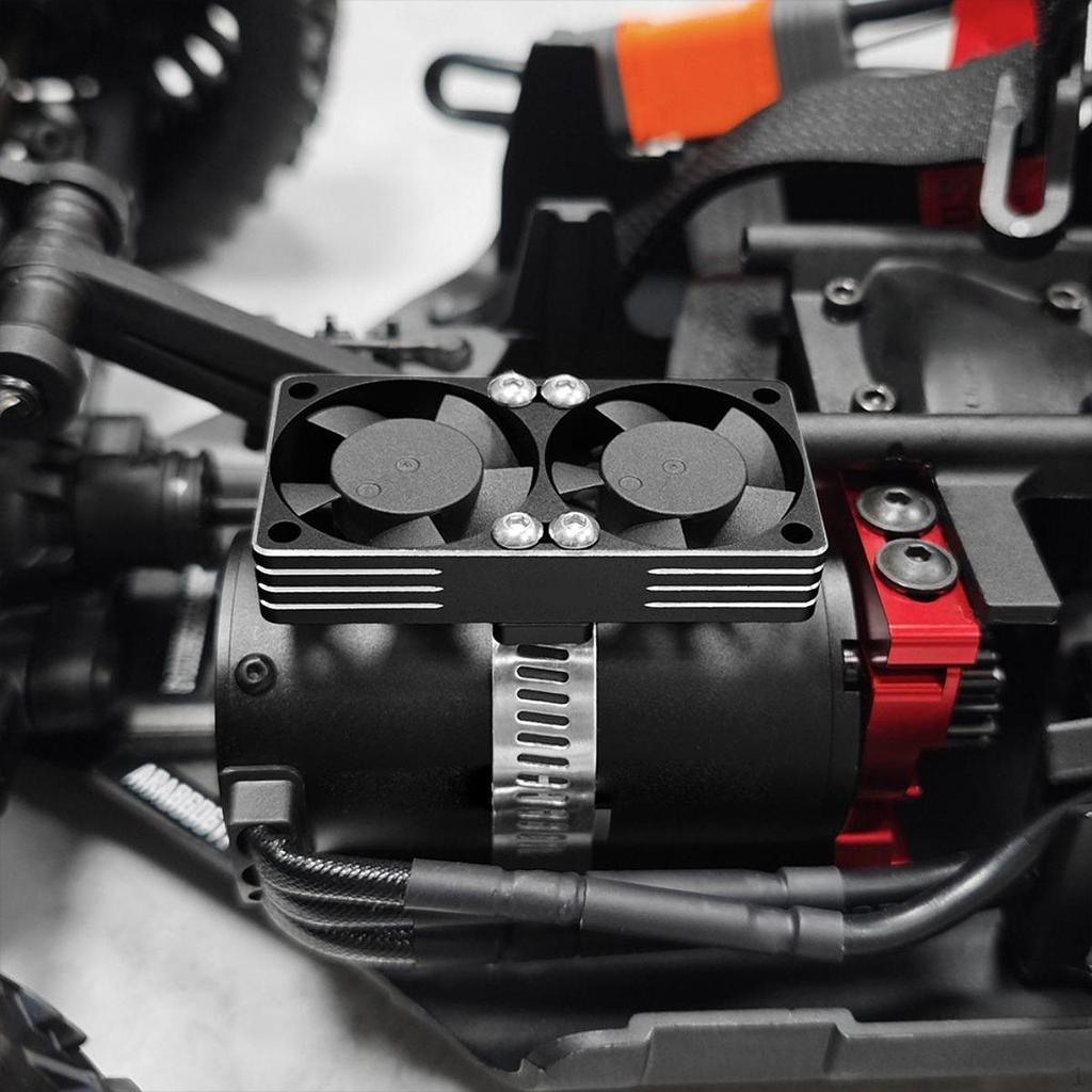 Metal RC Car Motor Heat Sink Set 22000RPM Adjustable 6x3cm Professional Quick Installation Spare