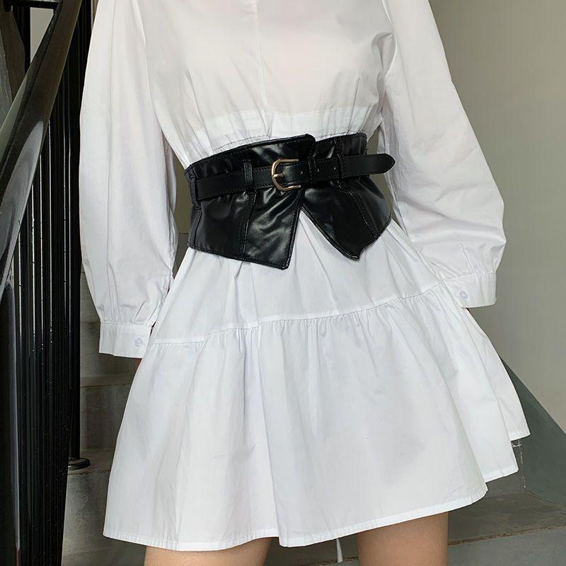 

Black Elegant Waist Cincher For Women Stylishly Accentuates Dresses And Outerwear 2023 In