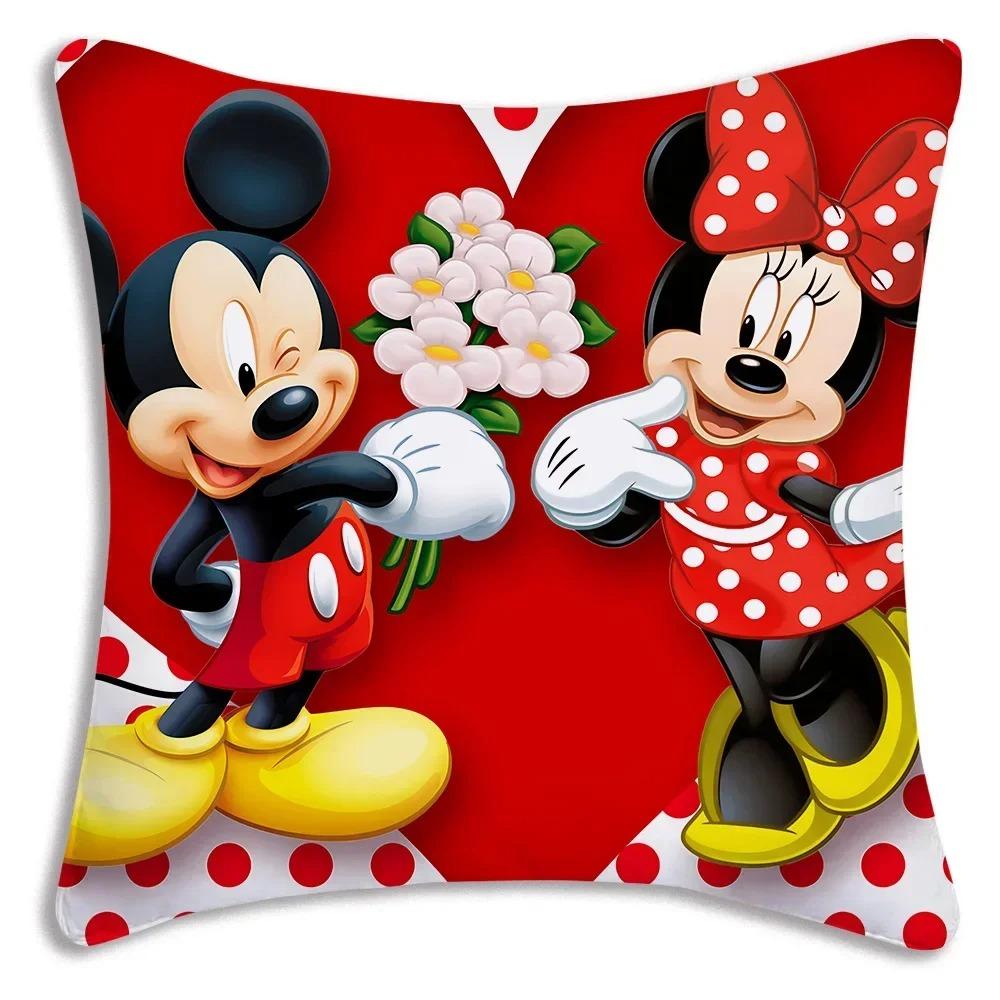 

Наволочка Микки Маус Мультяшный Декор Дивана Домашний Принт Милая Наволочка 16x16Inch