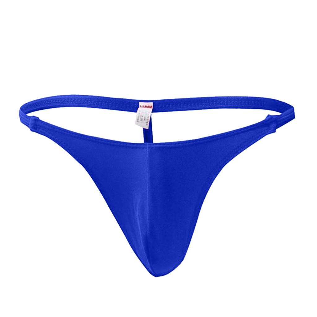 Men's Sretch G-string T-back Micro Thong Briefs Underwear