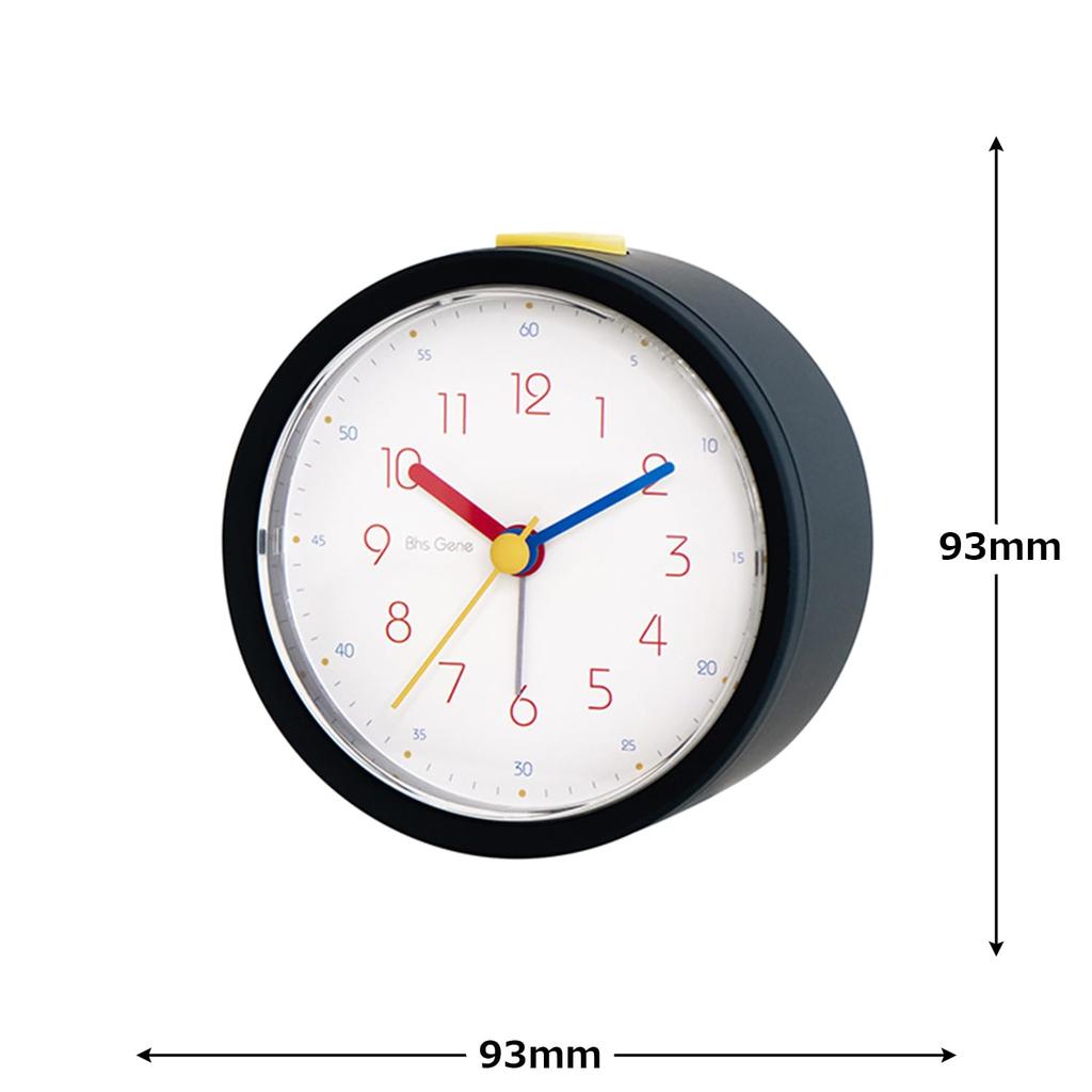 El Commune Bauhaus Gene Alarm Clock Pro L Alarm Black DCL-012