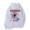 Hooded Printed Sweater Loose Jacket Personalized Jacket Men's and Women's Spider Webs