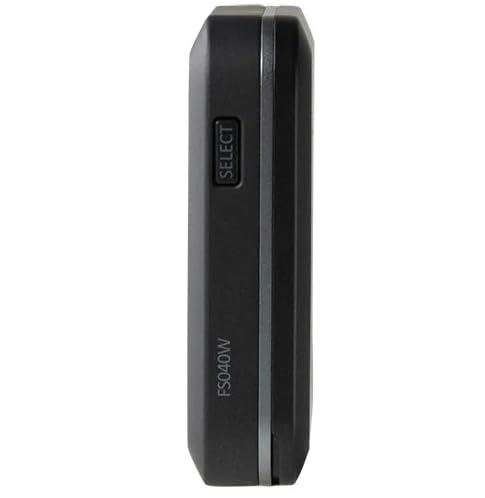 [Authorized Distributor] Fujisoft +F FS040W Mobile Router, SIM-Free, for Home, Outdoor, and Car Use, with Up To 20 Hours of Continuous Communication