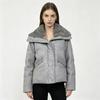 Women's 2026 Winter Sparkling Lambswool Collar Short Cotton Jacket - Fashionable Loose Fit, Thickened Lapel Outerwear