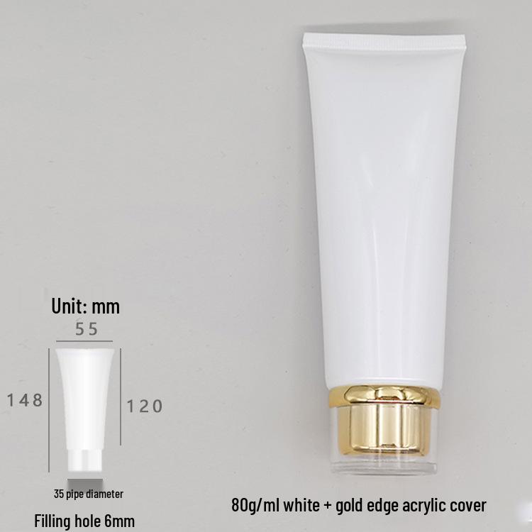 80g 80ml Čistiaci prípravok na tvár, Opaľovací krém a Krém na ruky v bielom balení
