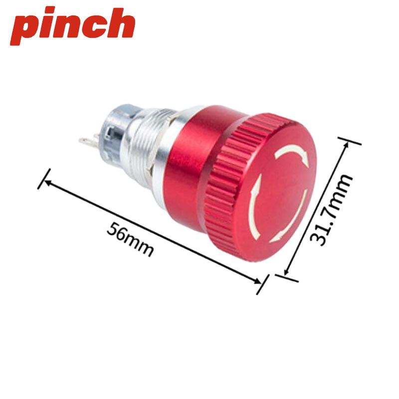 Stainless Steel Dustproof Metal Mushroom Emergency Stop Button (16/19/22/25/30mm)
