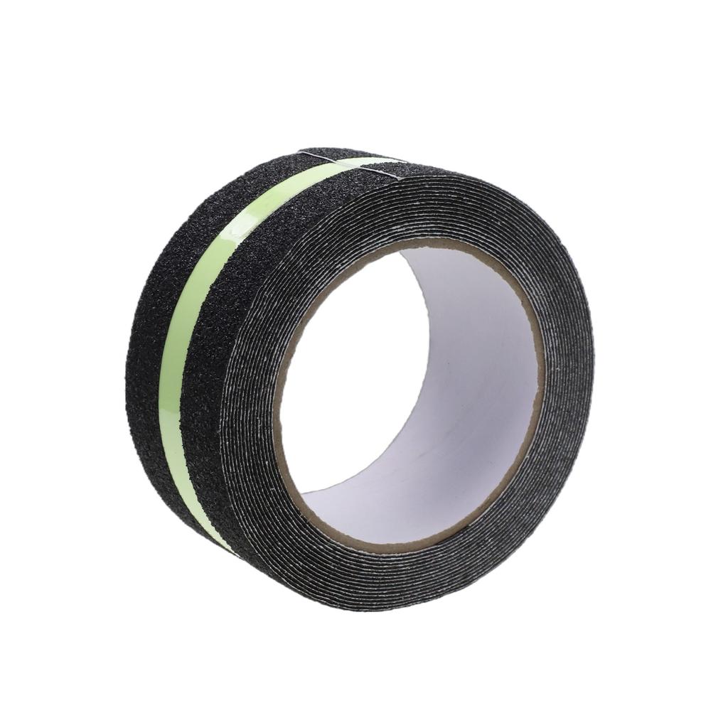2/5M Anti Slip Traction Tape Glow In Dark Green Stripe Friction Abrasive Strong-Adhesive Safety Traction Tape For Stairs Steps