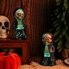 Halloween Standing Skull Man Ornament, Creative Ghost Festival Horror Mask Man Resin Craft Ornament