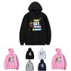 Game Printed Fortnite Sleep Eat Fortnite Repeat Casual Long Sleeve Cotton Hoodie