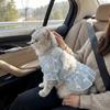 Bow Pattern Mesh Dog Skirt Breathable Pet Sun Protection Vest  For Small Medium Dogs