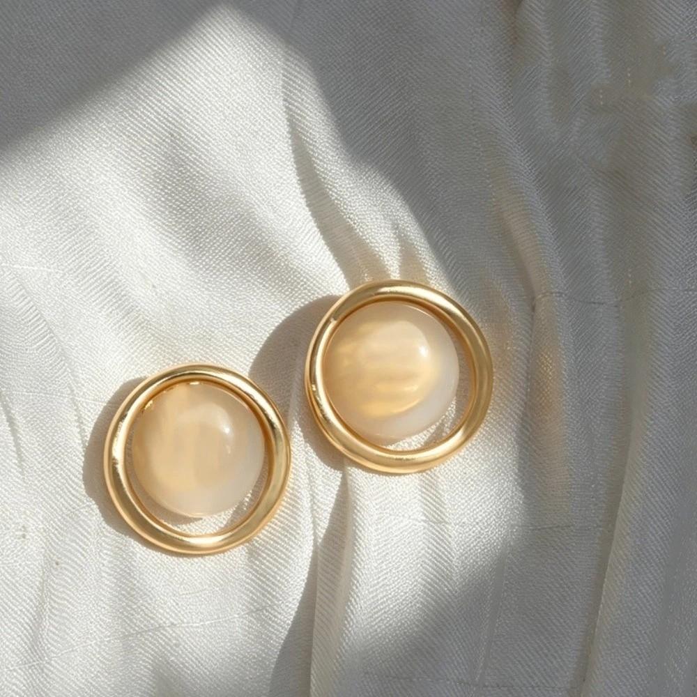 Luxus Design Ohrstecker Goldfarbe Perlenohrstecker Ohrstecker Geschenke für Frauen