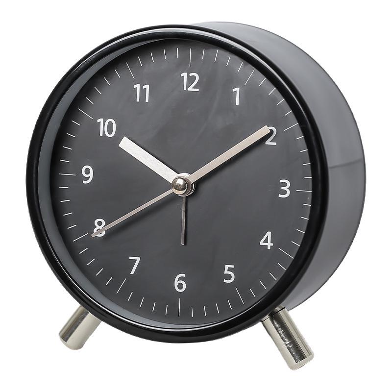 Nordic 4.5-Inch Silent Alarm Clock: Fashionable, Luminous, Light Luxury Desk Clock