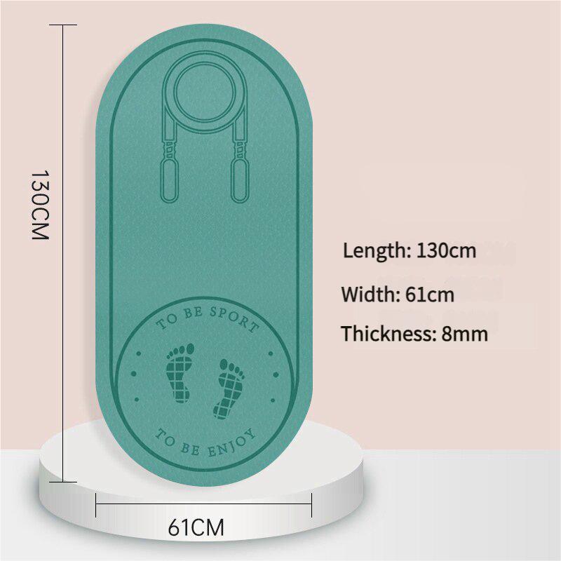 Saltea de sărit coarda TPE extra groasă pentru fitness interior, pad de exerciții antiderapant silențios cu absorbție de șoc pentru protecția podelei sălii de sport de acasă