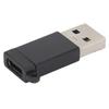 Adapter USB3.0 to TypeC USB C to USB OTG Plug Play Conversion Head for Data  (Black )