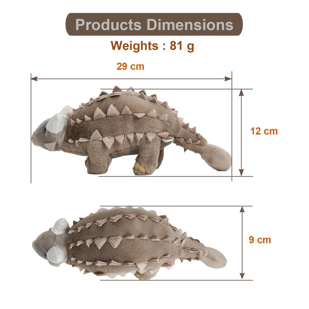 TS Advance Exciting Illustrated Plush Animals Book Dinosaurs,