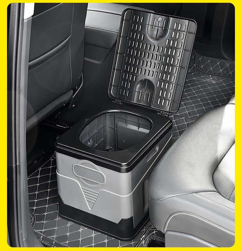 Portable Folding Travel Toilet Seat for Camping and Road Trips