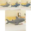 Shark Plush Pillow With Short Plush Material For Kids And Sleep Comfort