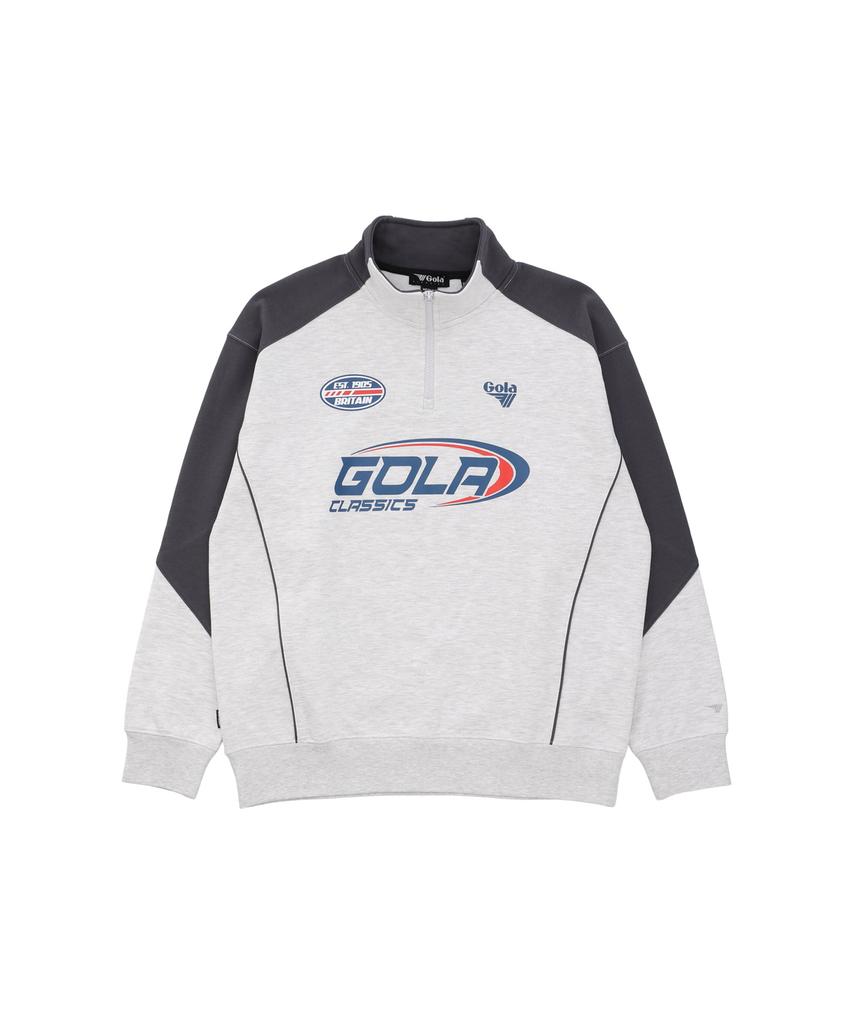 GOLA Color Block Sweat Half Zp [Light Gray]