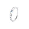 Tichia Star & Moon S925 Sterling Silver Adjustable Unisex Couple Rings - Original Niche Design