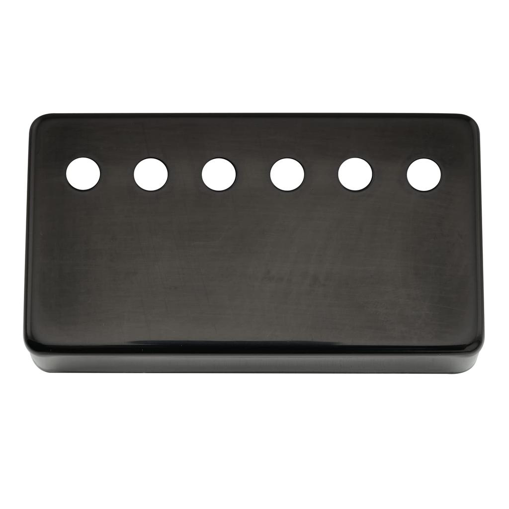 Musiclily Pro Pokrowce na przetworniki Humbucker, Rozstaw 10 mm, Stop niklowo-srebrny, do importowanych gitar elektrycznych, Czarne