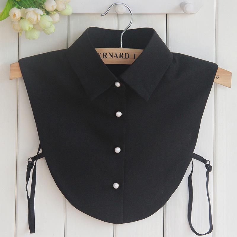 Detachable Collar Chiffon Shirt - Women s Autumn/Winter Versatile Korean Style