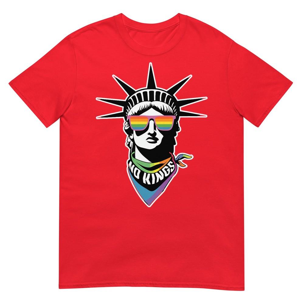 No Kings In America Statue Of Liberty Pride Tshirt S