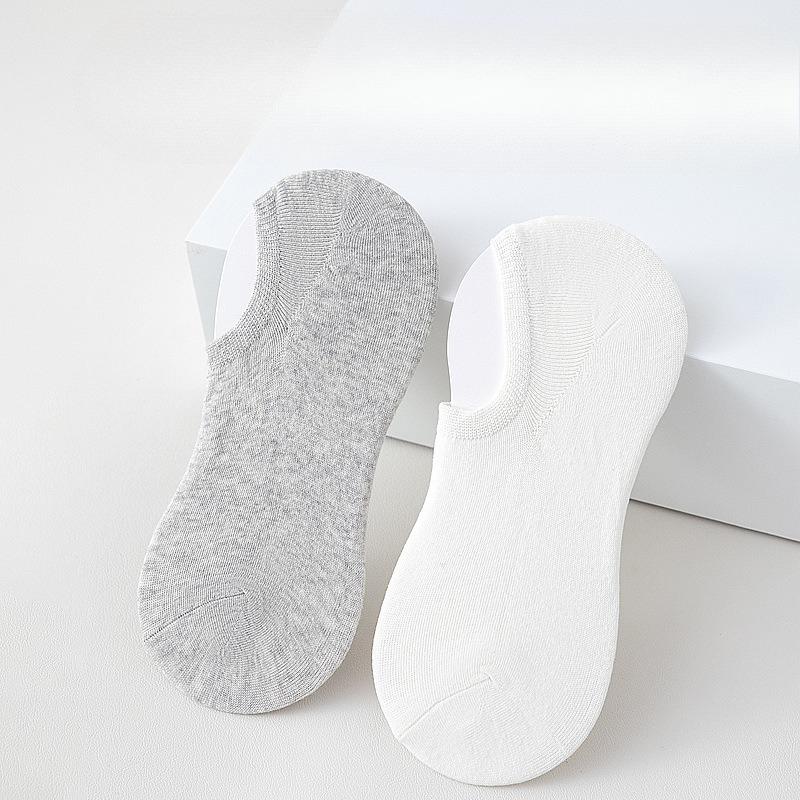 Bootssocken, Herren Baumwollsocken, Schweißabsorbierend, Deodorierend Kurze Socken, Antibakteriell, Atmungsaktiv, Unsichtbare Socken, Vielseitige Socken