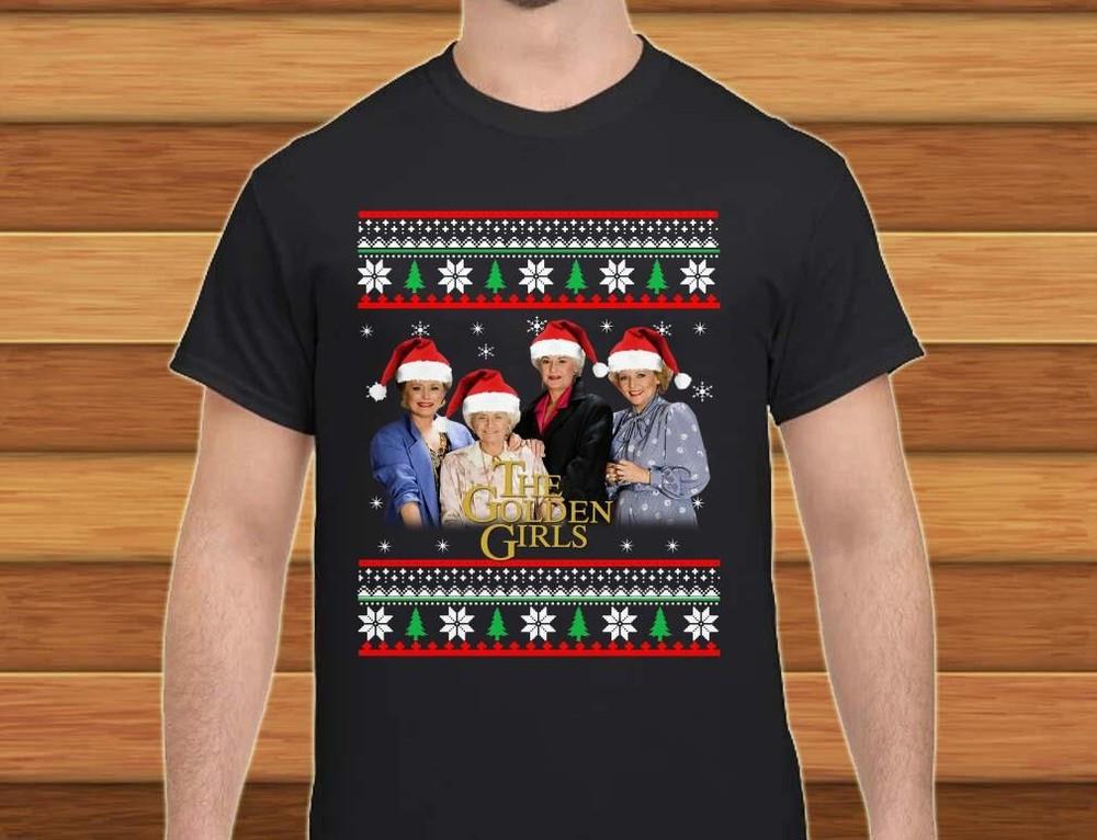 The Golden Girls Santa Ugly Christmas Shirt ND213 Unisex T-Shirt