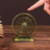 Metal Art Figurine Retro Ferris Wheel Model Crafts London Eye Ornament  Desk
