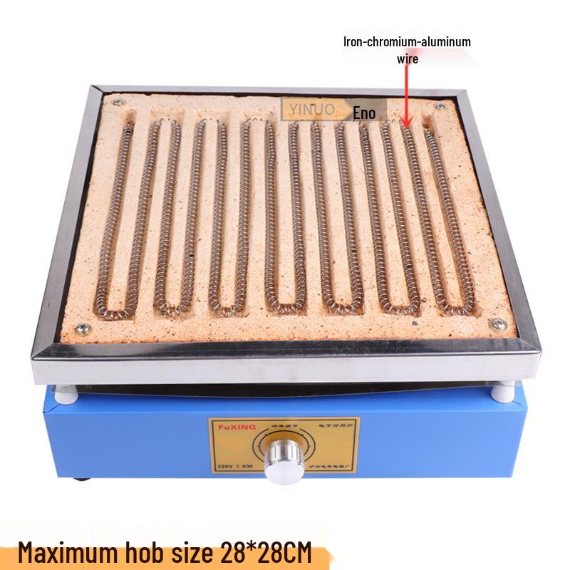 Fuxing Multipurpose Adjustable Temperature Electric Stove, 1000W-2000W Heating Wire