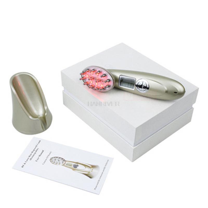 Massage Comb RF EMS Infrared Vibration Massage Comb Home Equipment