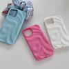 Matte Wrinkle Irregular Case for iPhone 16 14 13 Pro Max 11 Protective Case Back Cover for iPhone 15  12 Pro Soft Silicone