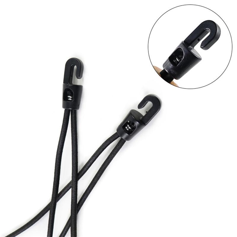 

SHGO-100Pcs Bungee Cord With Hooks,Expander With Hooks Rubber Tensioner With Hooks For Pool Cover чорний