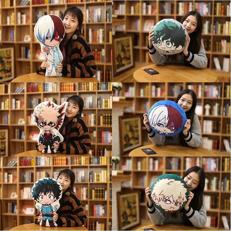 Cozy My Hero Academia Pillow Cushion Featuring Midoriya Izuku And Bakugou Katsuki Designs