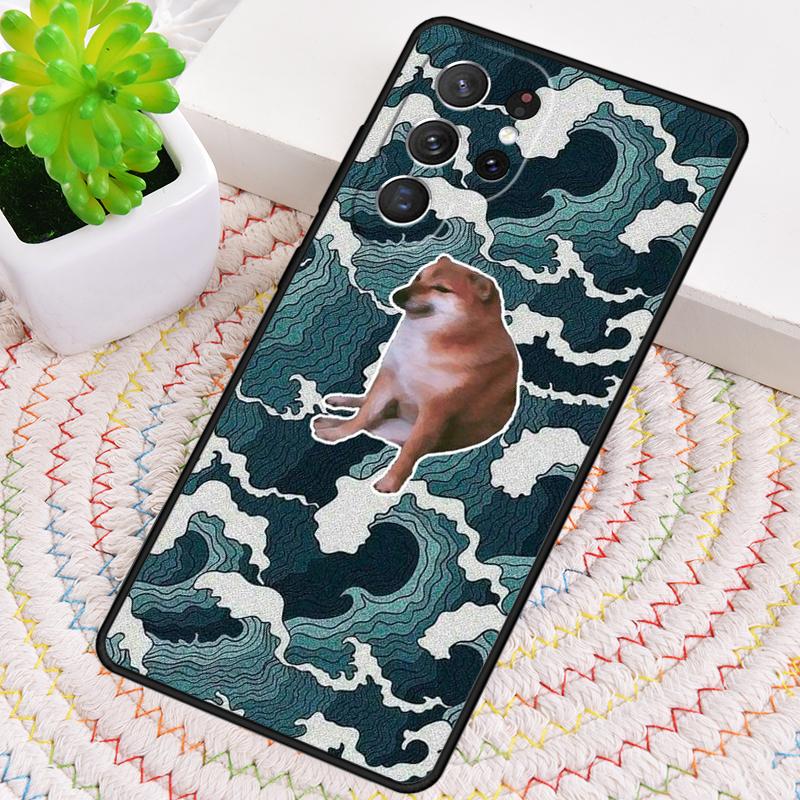 Cheems Doge Phone Case for Samsung Galaxy Note 10 Pro S26 Ultra S23 S24 FE S25 S21 S22 PLUS Shockproof Cove