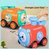 Elephants Tigers Koalas Dogs Plastic Animal Toy Car With Whistle And Inertia Motion For Kids Playroom