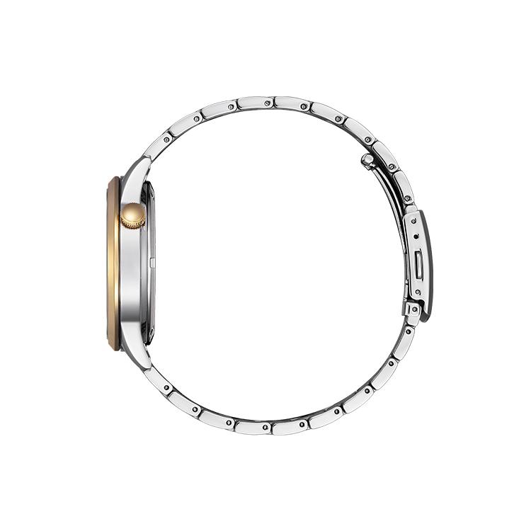 CITIZEN Mechanical Movement Stainless Steel Strap Watch Unisex White Dial NH9136-88A