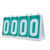 Sports Scoreboard 4 Digits Multipurpose Tabletop Score Flip