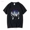 Vintage Faster Pussycat Bandmitglieder Baumwolle S 234XL Schwarzes T-Shirt J817 Langarm vintage Gewaschen Lässig homme Unisex