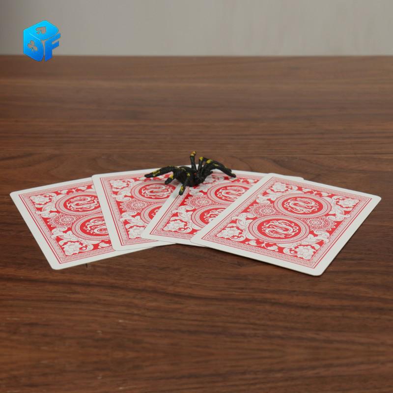 Magic Spider & Web Parody Poker Card Set - Funny Street Prank Props
