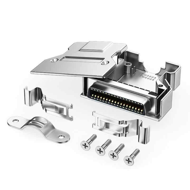 Multiple Style SCSI Female Connectors for Wiring with Copper Contacts Plug and Play Metal Housing SCSI Cable Adapter