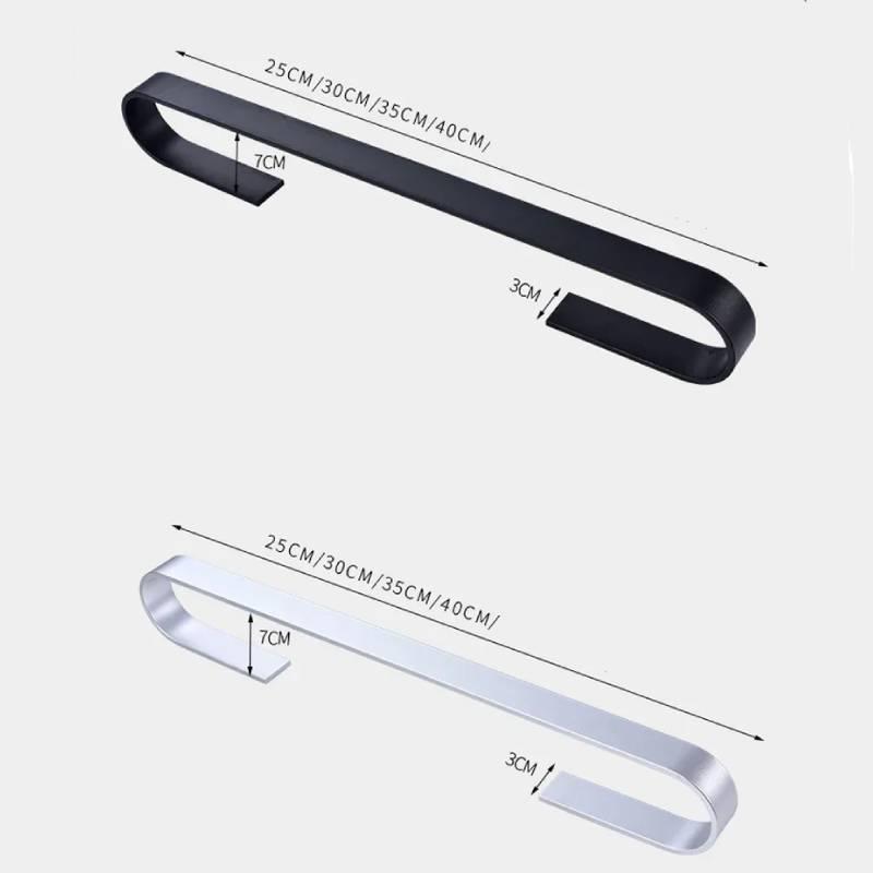 Towel Rack Wall Mounted 2 Tier Stainless Steel Towel Bar Bathroom Storage Shelf Space Saving for Home