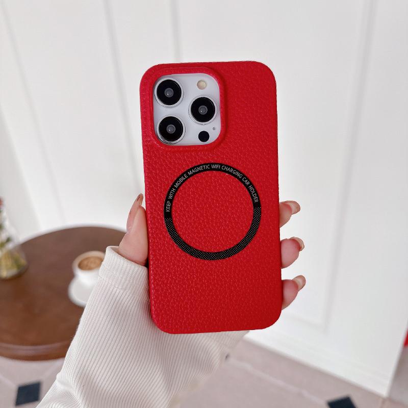 Wagsafe Magnetic Wireless Charging Solid Color Hard PC Phone Case For iPhone 16 Pro Max E 14 11 12 13 15 Pro Max Mini Back Cover