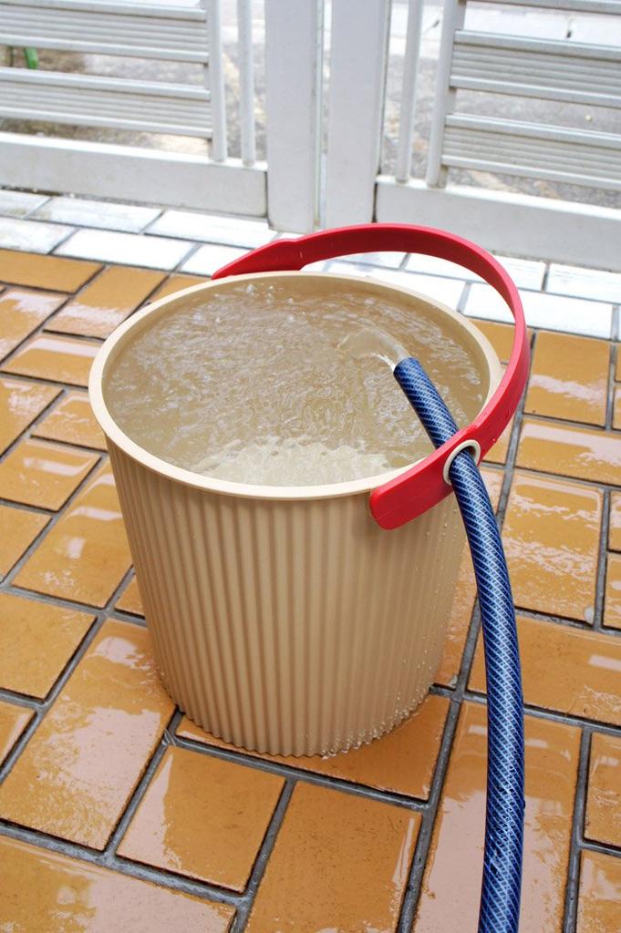 Yawata Kasei Omniouti Ivory Bucket with Lid, LL, 20L, sceltevie omnioutil, Scandinavian Design, 228356, Made in Japan