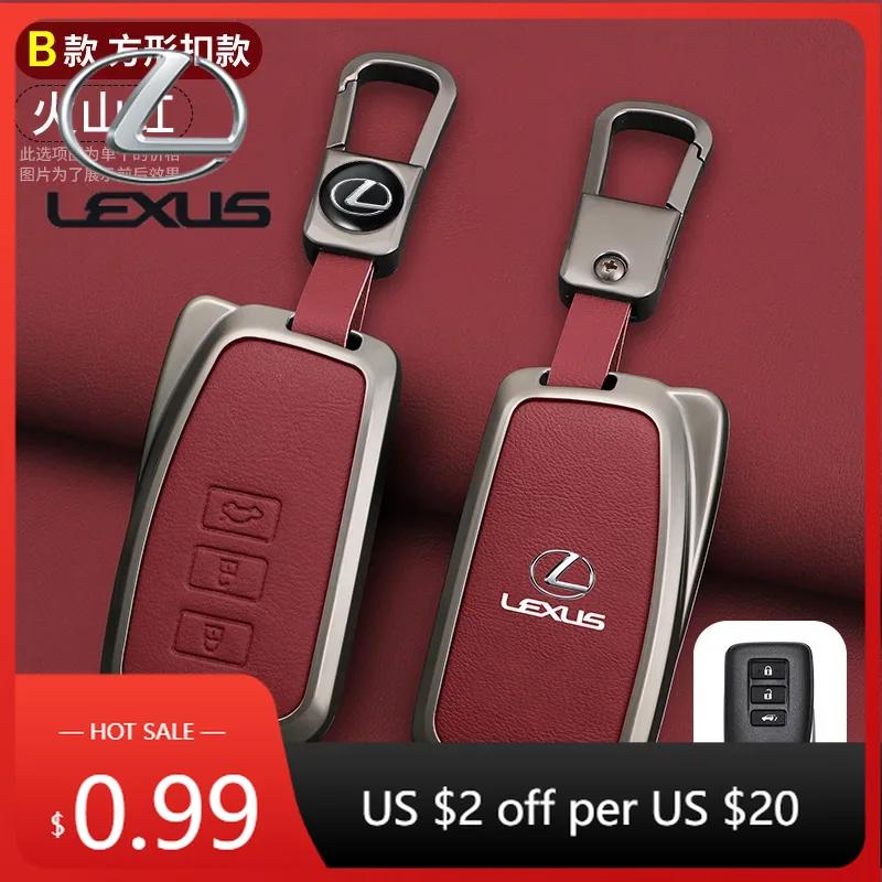 Interior Stickers Car Key Cover Case Keychain For Lexus NX GS RX IS ES GX LX RC 200 250 350 LS 450H 300H Fob Keyless Protect She