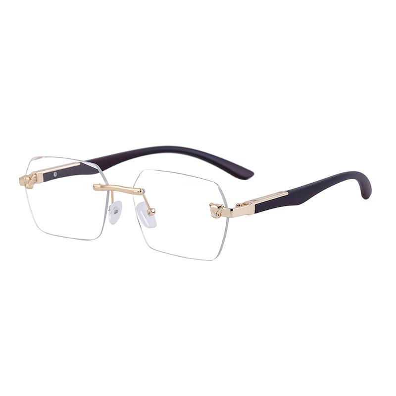 JYL TS Men s Retro Leopard Wood-Grain - Rimless Cut-Edge Driving ZZC-7559 c-335 фанданго