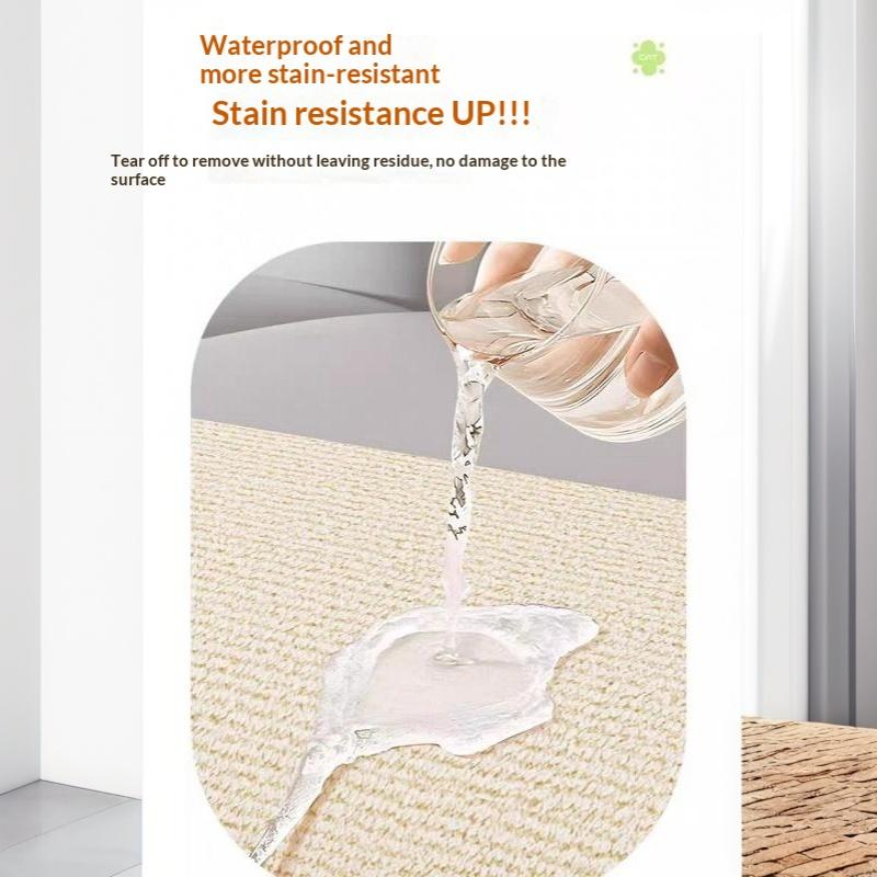 Wear Resistant Self-Adhesive Cat Mat Trimmable Anti-Scratch Carpet for Bedroom Corner Wall Sofa Protection